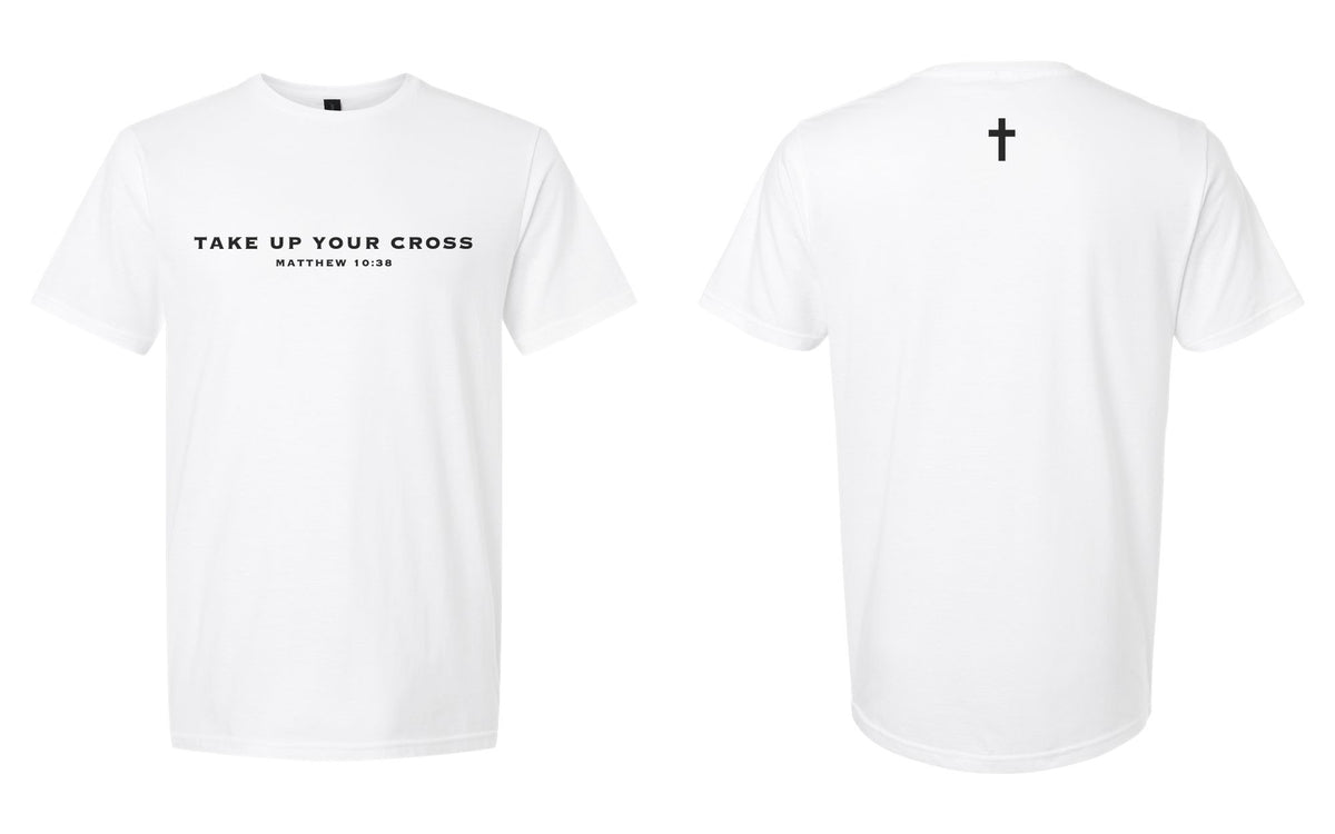 Take Up Your Cross Tee - White