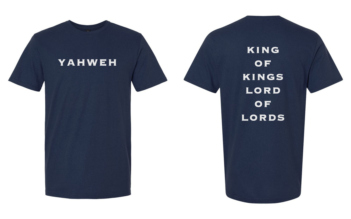 Yahweh | King of Kings Tee - Navy