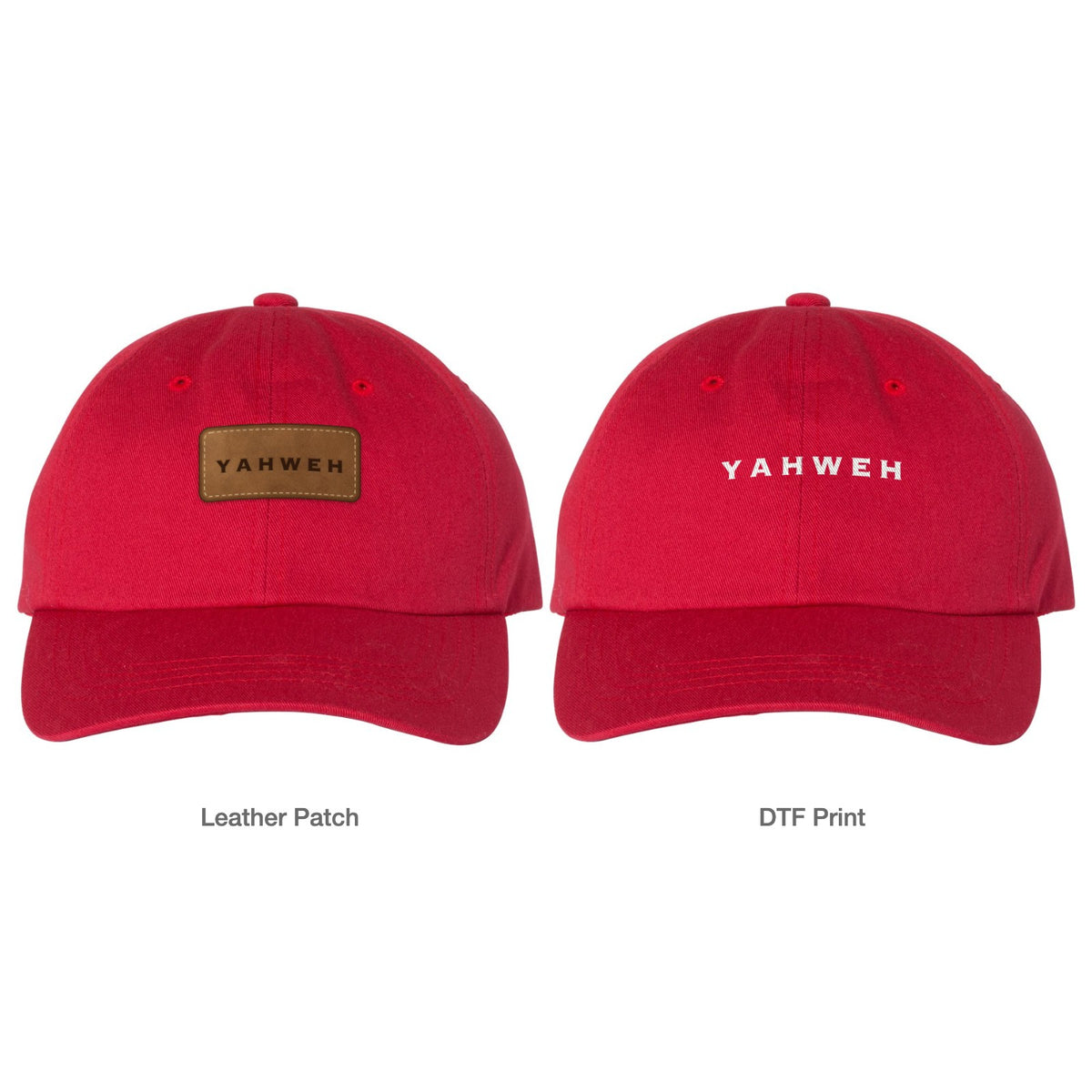 Yahweh Dad Hat - Cranberry