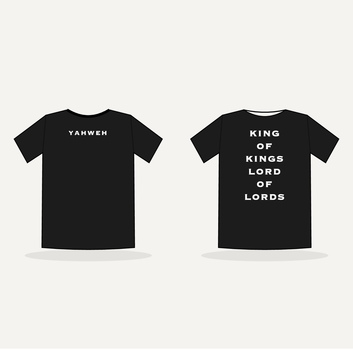 Yahweh King of Kings Tee - Black