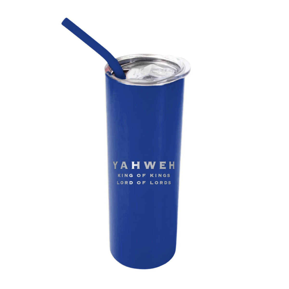 Yahweh 20 oz Tumbler - Dark Blue