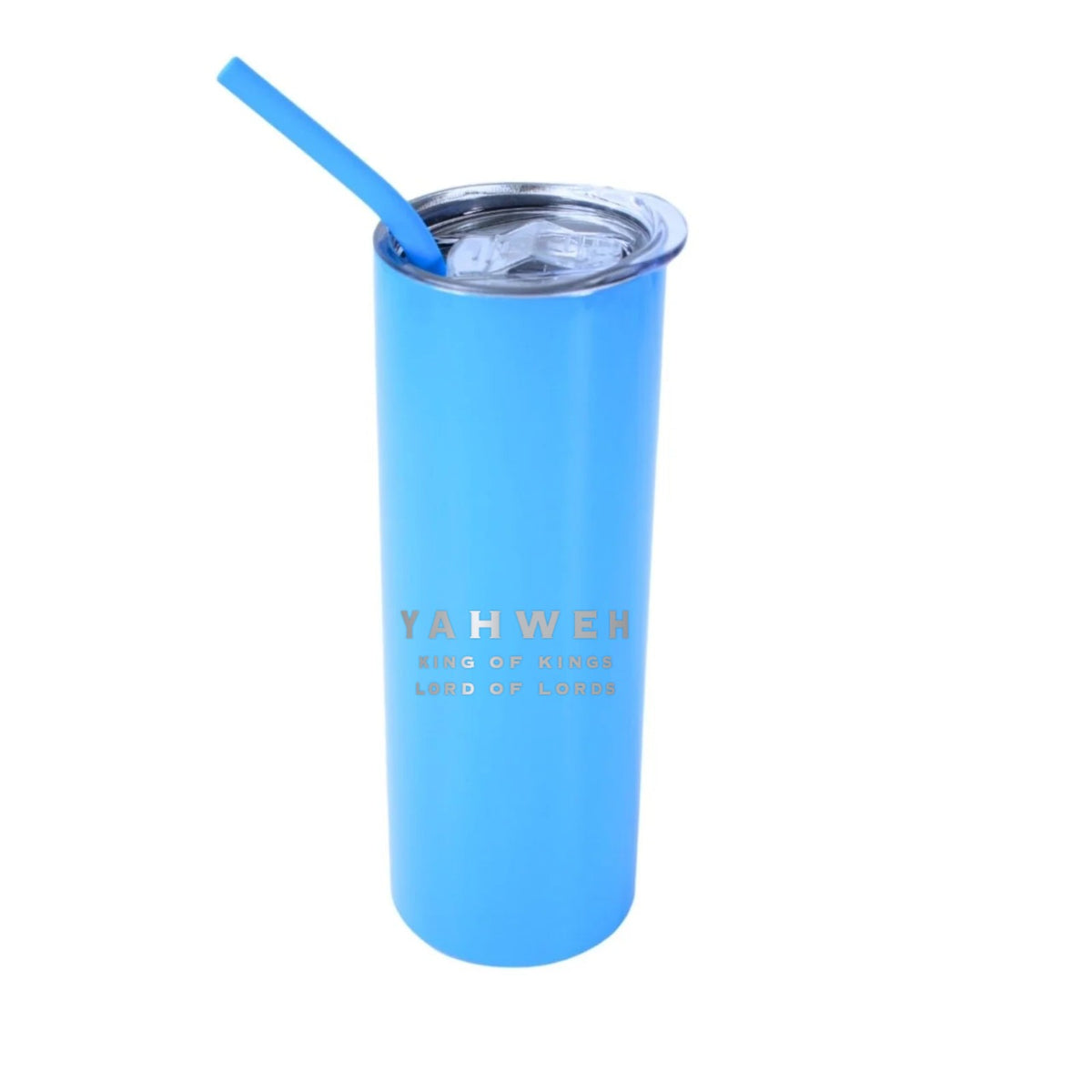 Yahweh 20 oz Tumbler - Light Blue