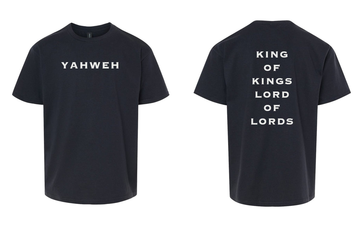 Yahweh | King of Kings Youth Tee - Black